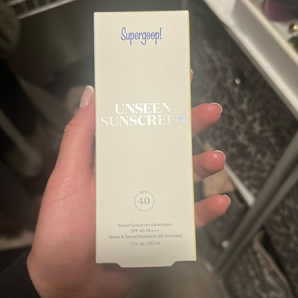 Brand new supergoop unseen sunscreen spf 40